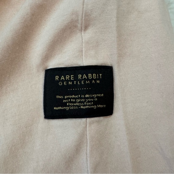Rare Rabbit Men's Pink Logo Graphic Regular Fit T-Shirt, 100% Cotton, Size Large - Picture 4 of 5